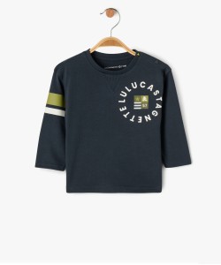 Tee-shirt manches longues en coton imprimé bébé garçon - LuluCastagnette[MISSING]